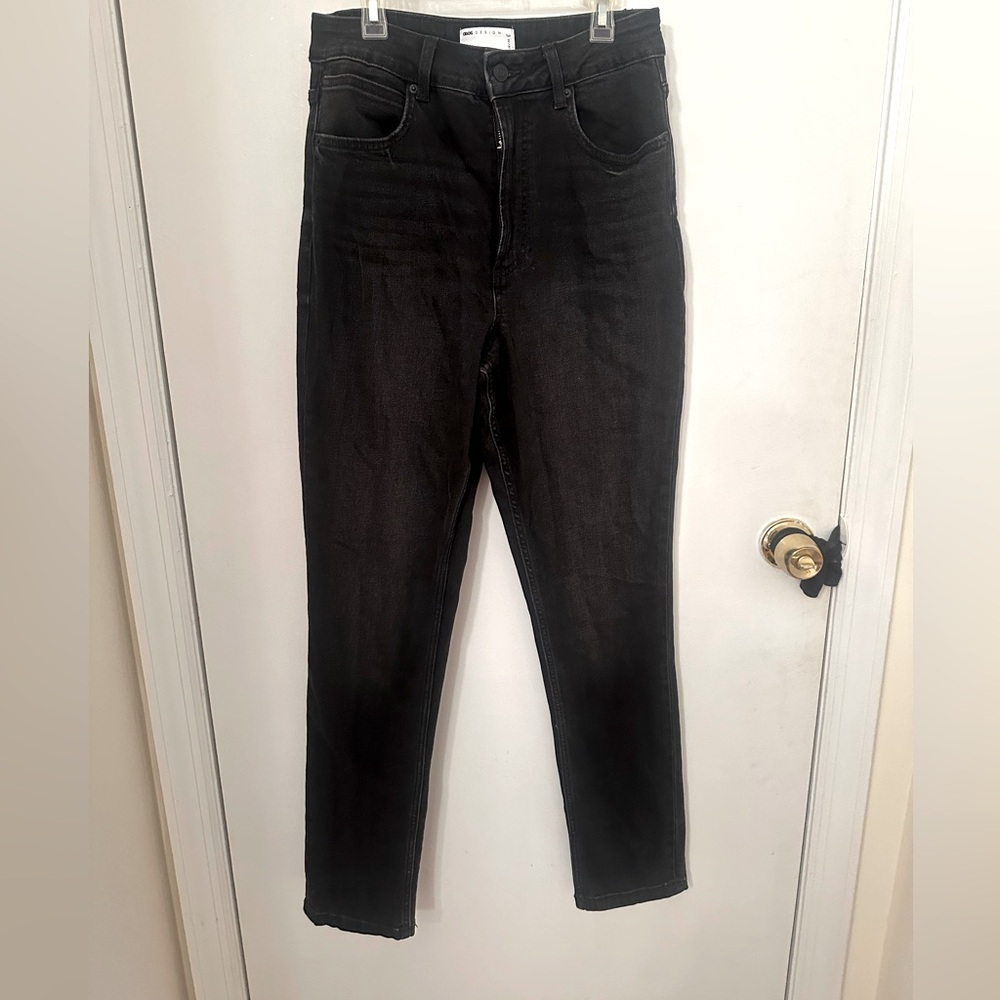 ASOS Tall Black Straight Jeans